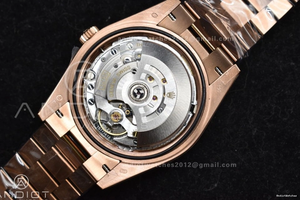 A President DayDate Dial GMF Crystal RG 904L Bracelet 40 Steel Markers 706 On Meteorite Bright 0506